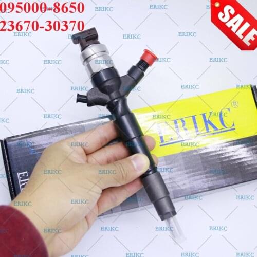 ERIKC Injector 095000-8650 original diesel common rail injector 0950008650 (23670-30370 ) oil seal fuel injection assy diesel