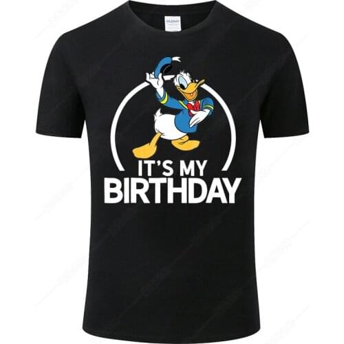 Disney Cartoon Anime T Shirt Men Women Cool 2021 New Donald Duck Tshirt Fashion Tee Summer Casual Cotton Short Sleeve Tops J111
