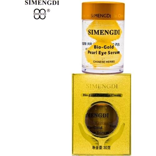 Famous Brand SIMENGDI New 2018 Skin Care Bio gold pearl eye cream 30g anti aging serum free shipping