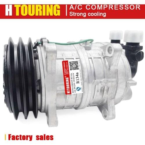 TM16 COMPRESSOR R134A R404A 2AG TWIN V BELT 24V /12V CLUTCH