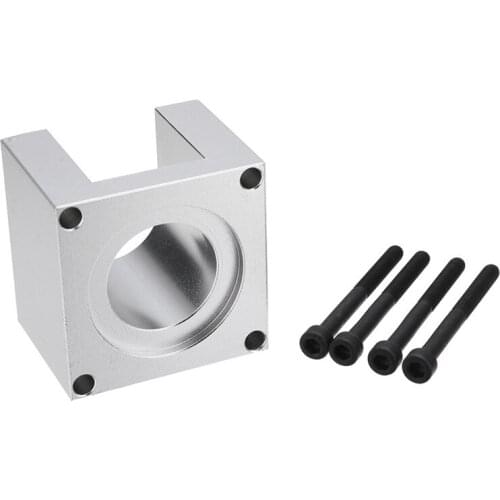 Aluminum Nema23 Motor Mounting Bracket CNC Router Motor Holder Accessories With 4pcs Screw Base Support For 57 Stepper Motor