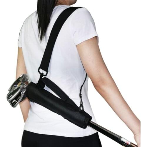 Mini Lightweight Golf Club Carrying Bag for Travel Driving Range Support 3-4 Golf Clubs Storage 3 Colors Optional Sport