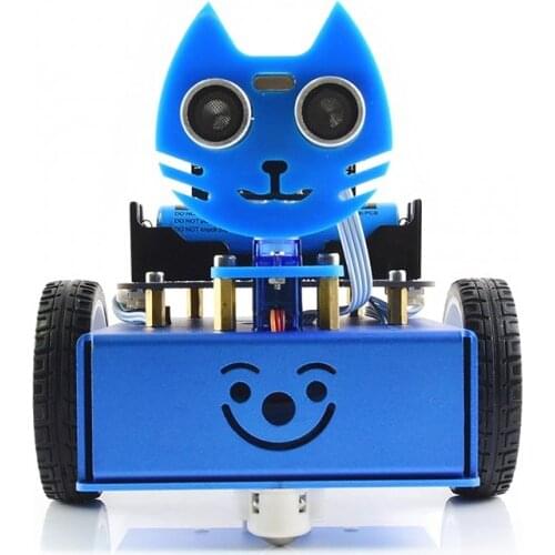Waveshare KitiBot 2WD Robot Building Kit For Micro:Bit (No micro:bit) For Learning Programming Exploring Robotics