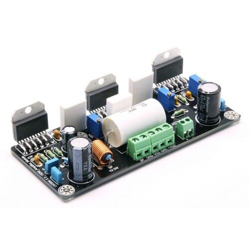 Three parallel LM3886 amplifier board 150W mono