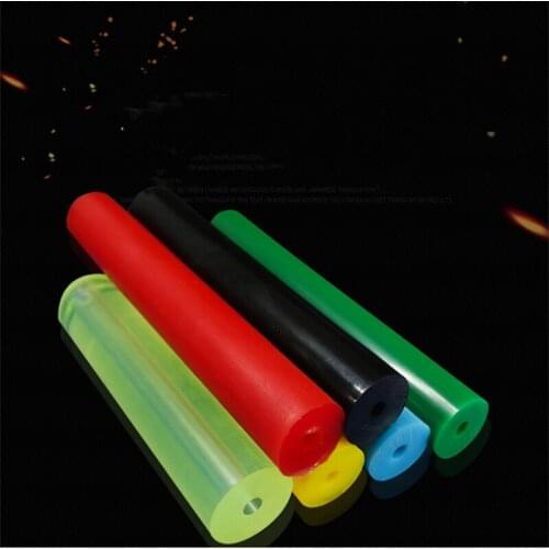 Custom Polyurethane Rubber Tube Pipe Insulation Elastic Cushion Shockproof Fasteners Black Red Green Blue Yellow Transparent