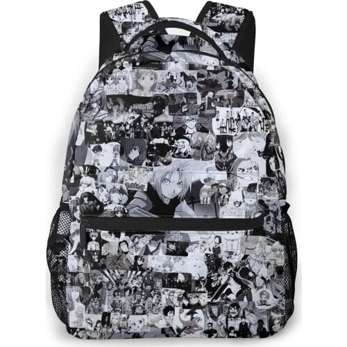 Anime Collage Backpack for Girls Boys Travel RucksackBackpacks for Teenage school bag