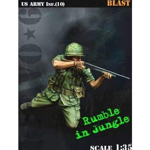Resin U.S. Army Vietnam War 1 person Resin model kit 1:35 Resin sand table model