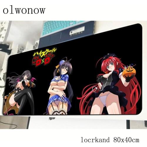 High school dxd mousepad 800x400x3mm Domineering gaming mouse pad gamer mat Beautiful computer desk padmouse keyboard play mats
