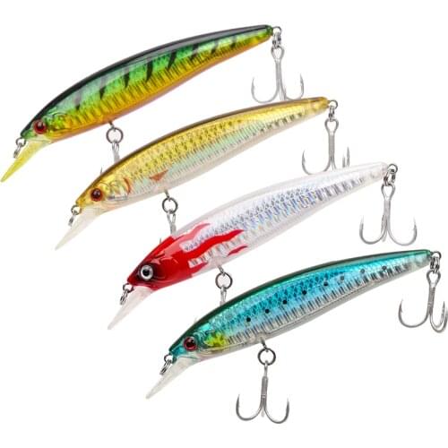 Trulinoya DW03 Minnow Fishing Lure 110mm 13g Hard Bait Artificial Bait Wobblers Bass Perch Fishing Lure