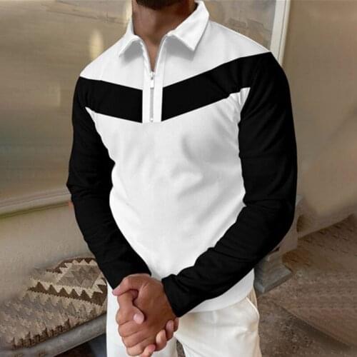 UNIBLU Long Sleeve Polos For Men