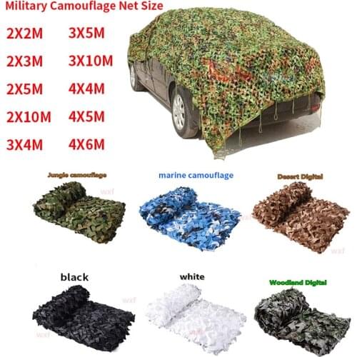Military Camouflage Mesh, Suitable for Camping, Shooting, Hunting, Military Party Decoration and Sun Shading, Seven Colors