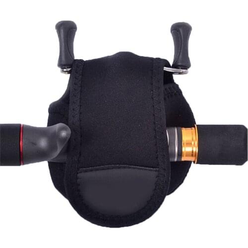 1Pc New Portable Black Spinning Fishing Reel bag Baitcast Reel Protective Bag Case Cover Multi-Purpose Holder Pouch Fishing Bags