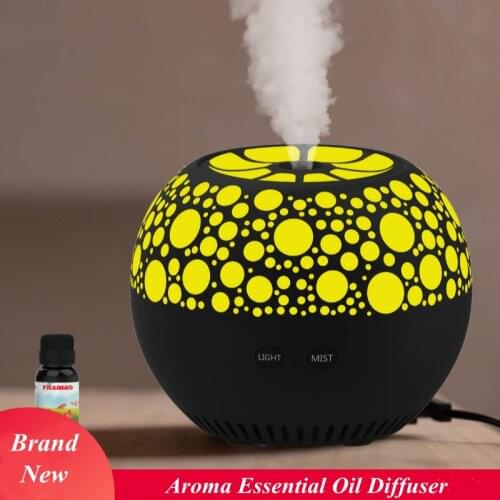 300ML Aroma Essential Oil Diffuser Aromatherapy Sprayer Home Office Air Humidifier Ultrasonic Mist Maker 7 LED Lights Fogger