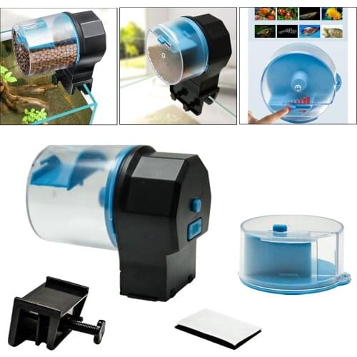 Automatic Fishing Feeder, Aquarium Tank Feeding Timer Fishing Food Dispenser Adjustable Outlet