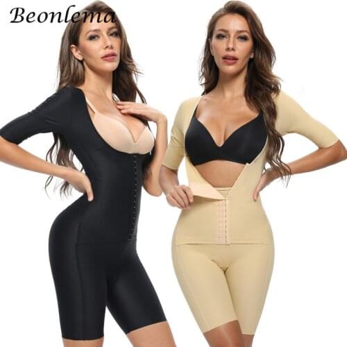 Beonlema Women Body Shapewear High Waist Slimming Shaper Plus Size Bodysuit Tummy Modeling Shapers Butt Lifter Bodysuit