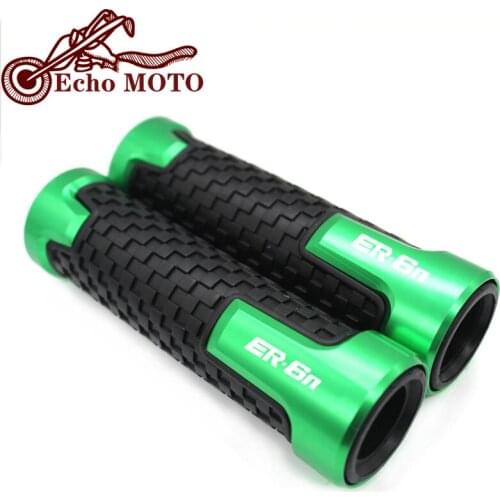 For KAWASAKI NINJA ER-6N ER 6N ER6N Motorcycle Accessories 7/8" 22mm Handlebar Grips Handle Grip Protector Handle bar