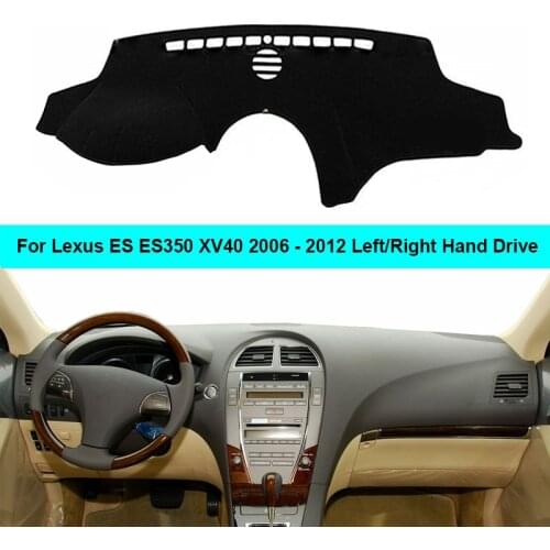 For Lexus ES ES350 XV40 2007 - 2012 2 Layers Car Dashboard Cover Carpet CapeSun Shade Auto Dash Board Cover Automobile Protector