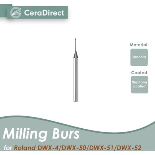 Ceradirect Milling burs——Roland（DWX-4 DWX-50 DWX-51 DWX-52）Milling Machine (3Pieces)