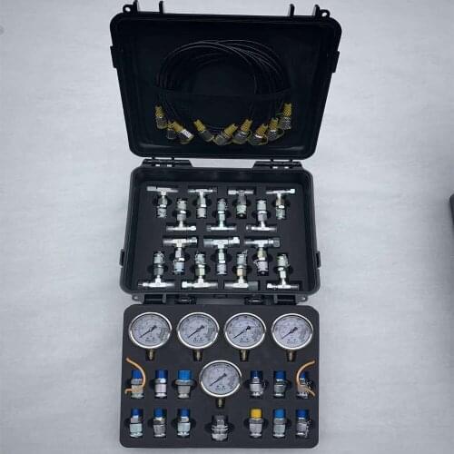 Hydraulic Pressure Guage Testing Point Diagnostic Tool Pressure Test Kit Portable