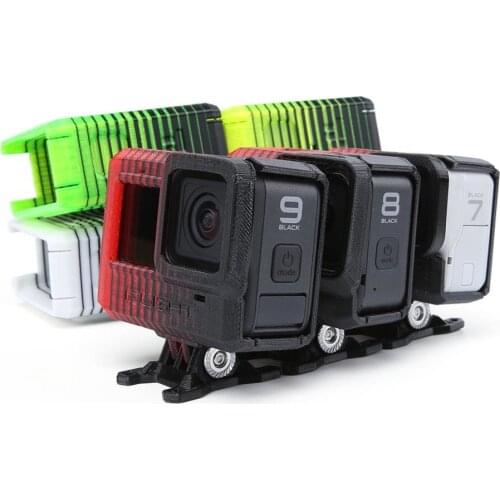 IFlight 3D Print TPU Adjustable Angle GoPro Hero 9 camera Mount(0~40°) for XL5/DC5/SL5/Chimera7/Green Hornet/BumbleBee FPV frame