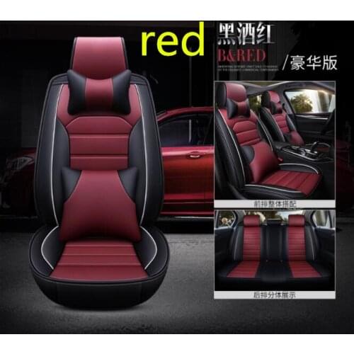 PU Leather Car Seat Cover Flax universal seat cushion Car Styling For Suzuki SX4 Car seat
