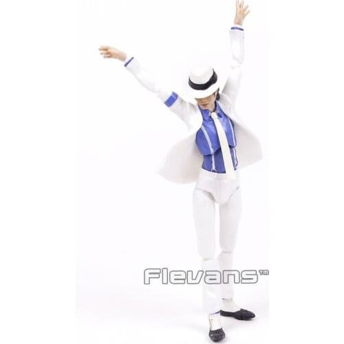 King of Pop MJ Smooth Criminal Moonwalk PVC Action Figure Movable Colelction Model Toy