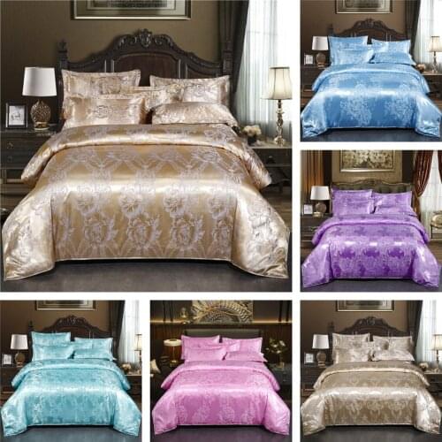 2021 Luxury 2 or 3 or 4pcs Lace Bedding Set Duvet Cover Set with Flat Sheet Zipper Closure Twin Queen King