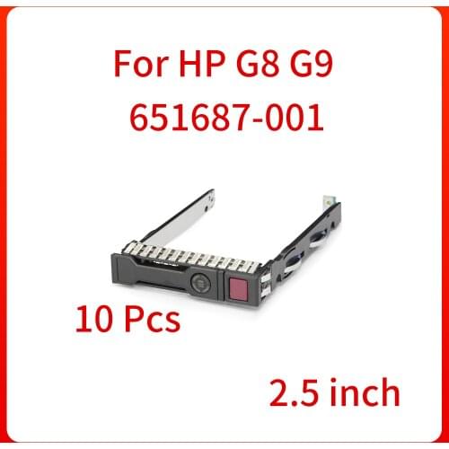 651687-001 2.5 inch SATA HDD Caddy Bracket For HP DL380 DL360 DL160 DL385 G8 Gen8 Gen9 G9 2.5 inch Caddy Bracke With screws