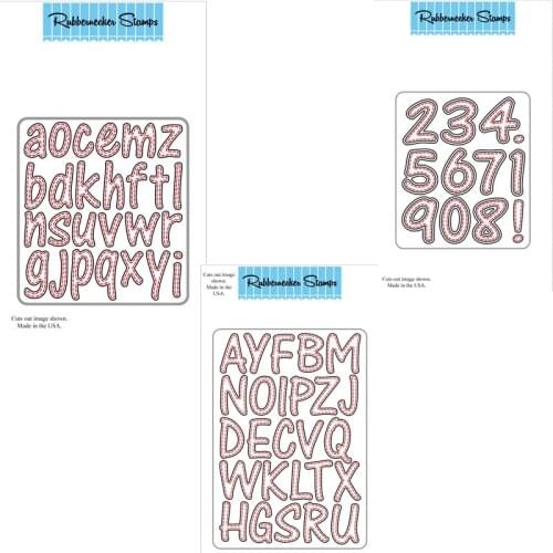 Letters and numbers Metal Cutting Dies for Scrapbooking Steel Craft Cut Embossing Paper Card Album Stencil