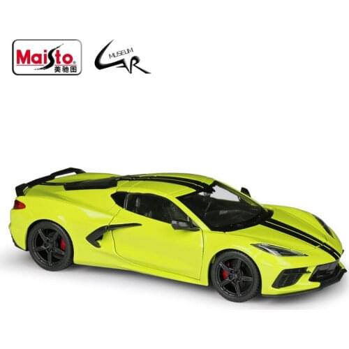Maisto 1:24 Model Car Simulation Alloy Racing Metal Toy Car Children Toy Gift Collection 2020Corvette Stingray Coupe