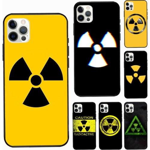 Nuclear Radiation Warning Sign TPU Soft Case For iPhone 11 Pro Max 12 Mini XR X XS MAX 6 7 8 Plus SE 2020 Phone Cover