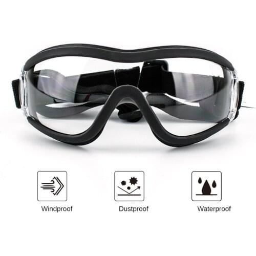 Pet Goggles for Dogs Clear Glasses Waterproof Windproof Snowproof UV Large Dog Glasses Pet Accessories Dog Goggles Small