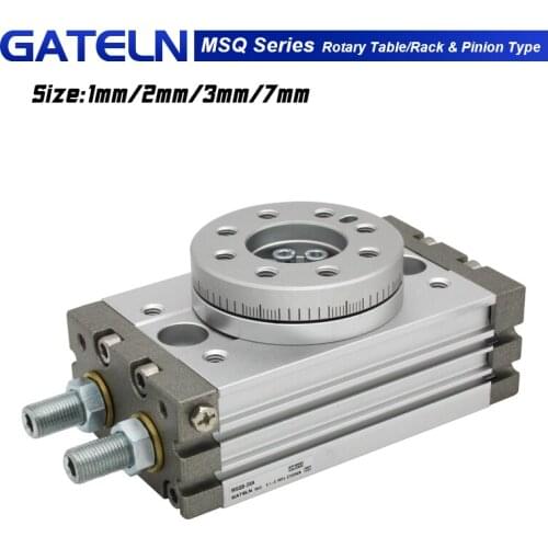 MSQB 1A 2A 3A 7A SMC type Pneumatic Rotary Cylinder double acting air table actuator MSQA 1A 2A 3A 7A
