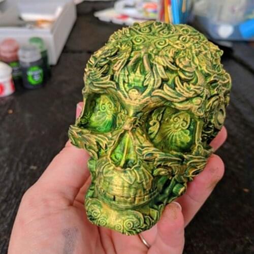 3D Skull Silicone Candle Mould Aromatherapy Candle Mould DIY Handmade Candle Material Resin Mold Candle Flower pattern Skull
