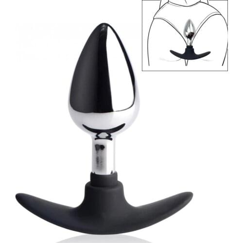 Small size silicone underwear metal thread anal beads butt plug stimulation ball dildo BDSM masturbator Sex toy men women