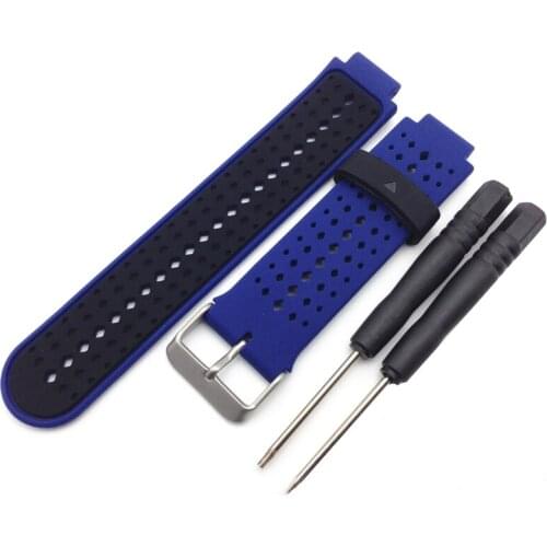 Silicone Watch Strap Band for garmin forerunner 220 230 235 620 630 Smart Watch 91AF