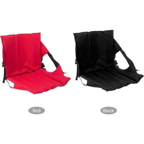Foldable Outdoor Cushion Chair With Backrest Portable High Quality Oxford Cloth Adjustable Folding Seat