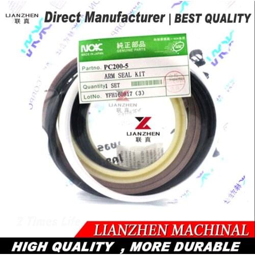 High quality excavator seal kit for Komatsu PC200-5 arm cylinder repair seal kit 707-99-57200
