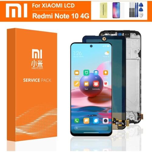 6.43'' Screen For Xiaomi Redmi Note 10 4G LCD Display With Touch Screen Digitizer Assembly for Note10 M2101K7AI M2101K7AG