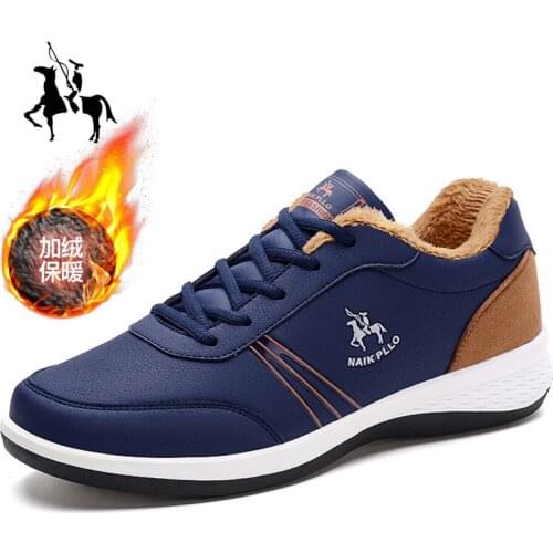 Winter Mens Shoes Plush Warm Mens Casual Sports Shoes Flat-Bottom Shock Absorption Breathable Low Top Zapatos de hombre Women