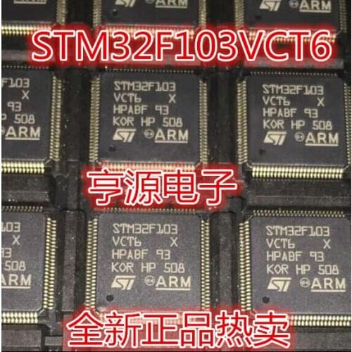 1 pçs/lote STM32F103 STM32F103VCT6 lqfp-100 brand new original imported genuine products can be shot directly