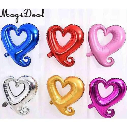 10pcs Love Hearts Foil Balloons Wedding Anniversary Party Decor 18