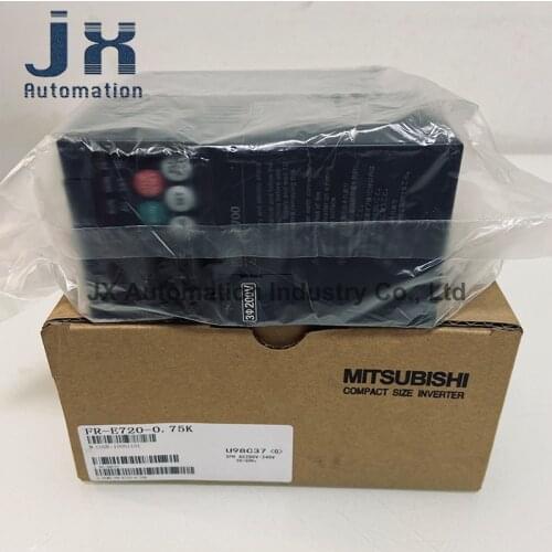 100% Original Japan Mitsubishi FR-E720-0.75K VFD 0.75W 200V Frequency Inverter