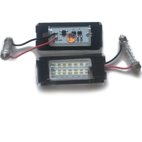 2Pcs Car LED Number License Plate Lights for 2006-2014 2nd Gen Mini Cooper R56 R57 R58 R59 Wholesale