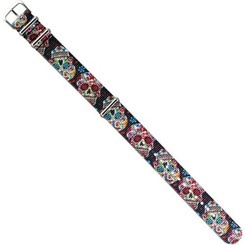 20mm Army Sports Nato Strap Fabric Nylon Watchband Buckle Belt for 007 James Bond Watch Bands Colorful