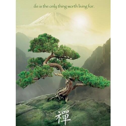 DIY Diamond Painting Tree Scenery Mosaic Natural Landscape Cross Stitch Embroidery Mountain Home Wall Art Decor Art