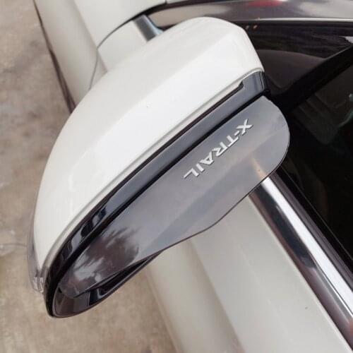 Car Rearview Mirror Rain Eyebrow Rain Shield Shade Protector Cover for Nissan X-TRAIL XTRAIL T30 T31 T32 Accessories Car Styling