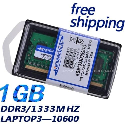 KEMBONA HOTSALE!! Original 8BITS 1GB DDR3 RAM for Laptop--Free shipping