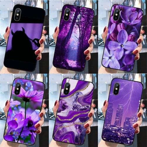 Infinity on Purple capa coque shell Phone Case for iPhone 11 12 mini pro XS MAX 8 7 6 6S Plus X 5S SE 2020 XR