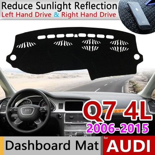 For Audi Q7 4L 2006~2015 Anti-Slip Mat Dashboard Cover Pad Sunshade Dashmat Protect Carpet Car Accessories S-line 2009 2010 2013